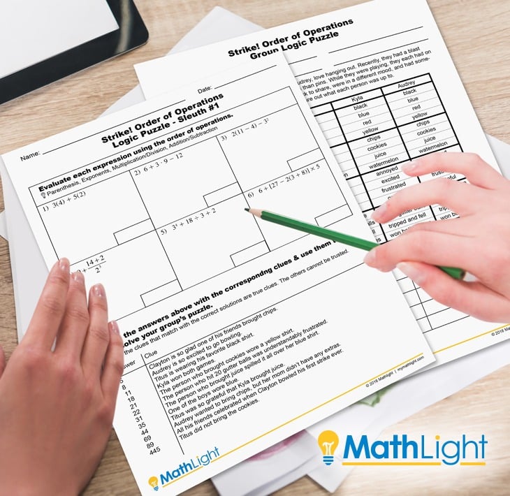 Turn Worksheets into Easy Math Activities - Maneuvering the Middle